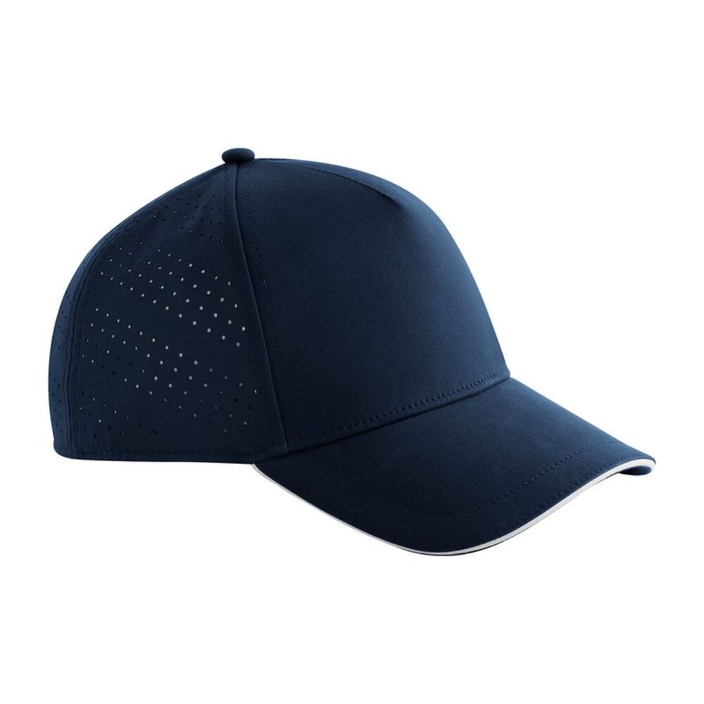 Beechfield Accelerate Baseball Cap / Navy/White